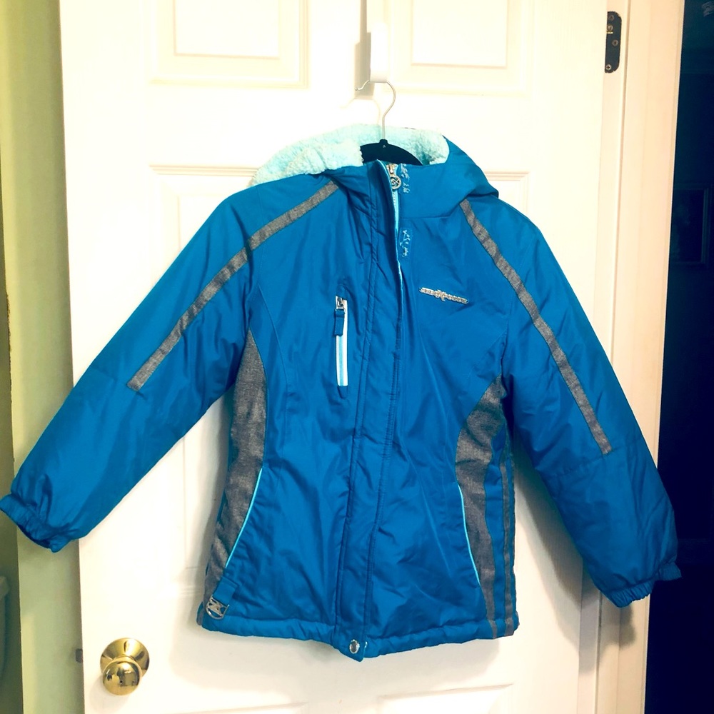 Girls Teal 2 in 1 Snow Coat 10/12